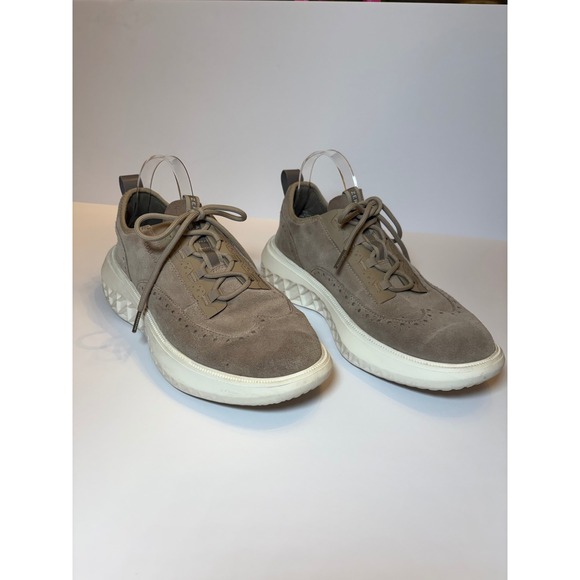 Cole Haan Mens GrandPrø Topspin Suede Wingtip Oxford Sneakers Shoes 9.5M - Picture 1 of 5